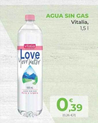 SPAR Gran Canaria Agua sin gas vitalia oferta
