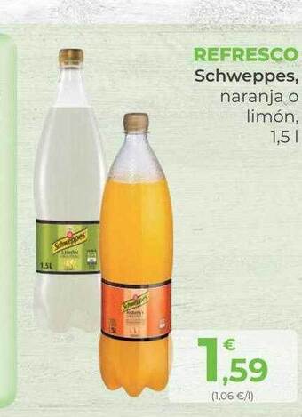 SPAR Gran Canaria Refresco schweppes naranja o limón oferta