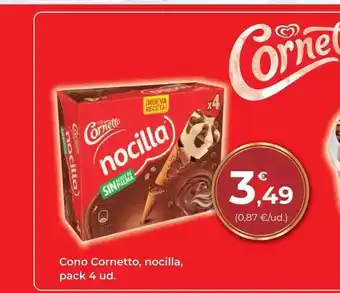 SPAR Gran Canaria Cono cornetto nocilla pack 4 oferta