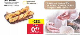 Lidl Stick de queso oferta