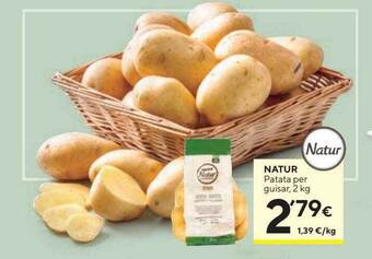 Caprabo Natur patata per guisar oferta