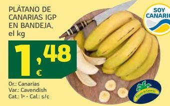 HiperDino Plátanos de canarias oferta