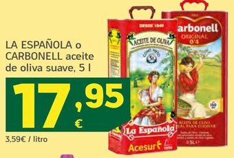 HiperDino Aceite de oliva la española oferta