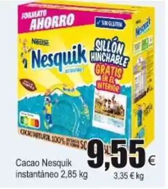 FROIZ Nesquik Cacao instantáneo 2,85kg oferta