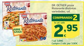 HiperDino Pizza dr oetker oferta