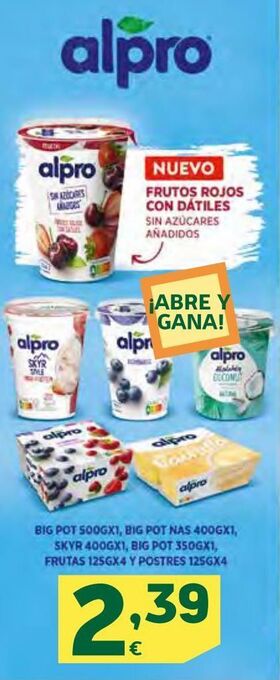 HiperDino Yogur alpro oferta