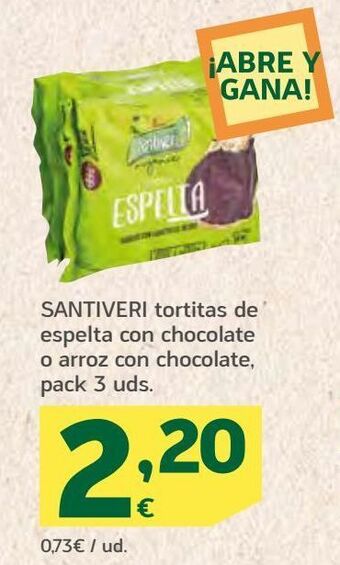 HiperDino Tortitas santiveri oferta