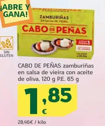 HiperDino Zamburiñas cabo de peñas oferta