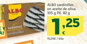 HiperDino Sardinas en aceite albo oferta