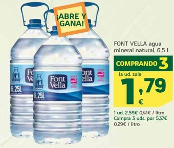 HiperDino Agua font vella oferta