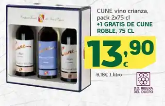 HiperDino Vino crianza cune oferta