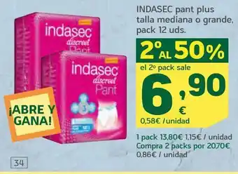 HiperDino Pañales para adultos indasec oferta