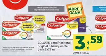 HiperDino Dentífrico colgate oferta