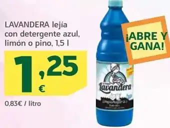HiperDino Lejía con detergente oferta