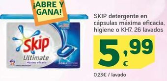 HiperDino Detergente en cápsulas skip oferta