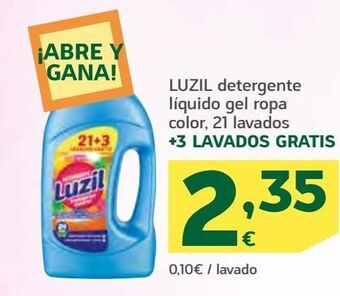 HiperDino Detergente líquido luzil oferta