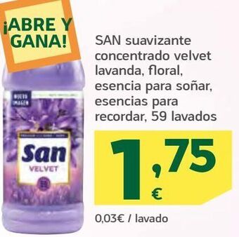 HiperDino Suavizante san oferta
