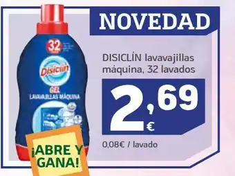 HiperDino Detergente lavavajillas disiclin oferta