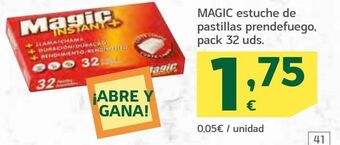 HiperDino Pastillas de encendido magic oferta