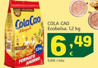 HiperDino Cacao soluble cola cao oferta