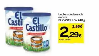 Dialprix Leche condensada entera el castillo oferta