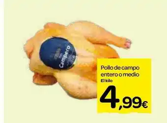 Dialprix Pollo de campo entero medio el kilo oferta