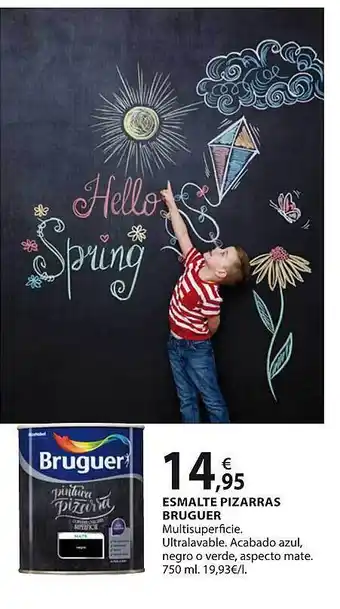 Tú Brico-Marian Esmalte pizarras bruguer oferta