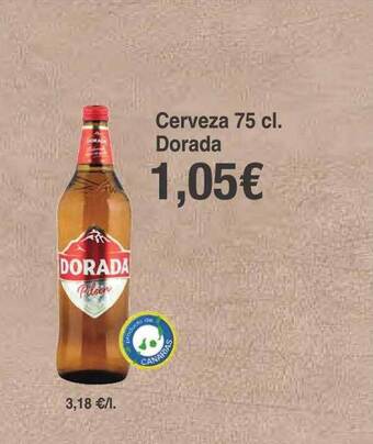 Spar La Palma Cerveza dorada oferta