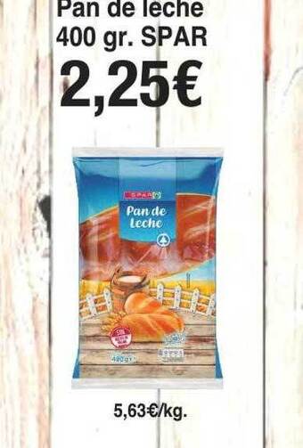 Spar La Palma Pan de leche spar oferta