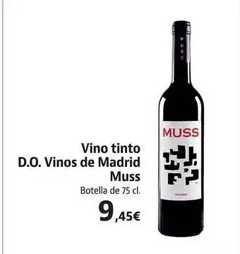 Supermercados Sánchez Romero Vino tinto d.o. vinos de madrid muss oferta