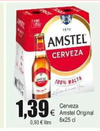 FROIZ Amstel Original Cerveza 6x25cl oferta
