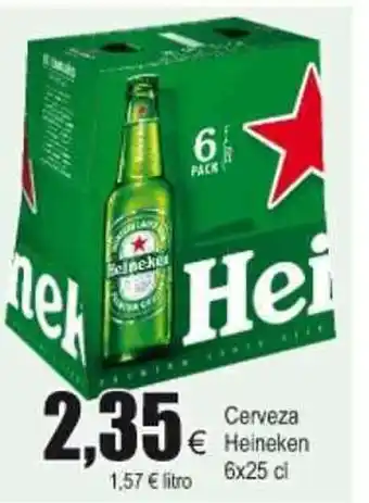 FROIZ Heineken Cerveza 6x25cl oferta