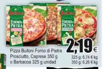FROIZ Pizza Buitoni Forno di Pietra Prosciutto, Caprese 350g oferta