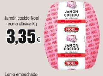 FROIZ Jamón cocido Noel receta clásica oferta