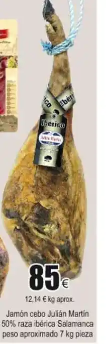 FROIZ Jamón Cebo Julian Martin 50% raza ibèrica Salamanca perso 7kg oferta