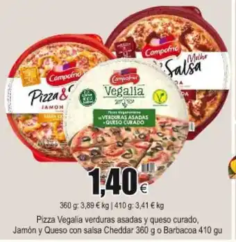 FROIZ Pizza Vegalia verduras asadas y queso curado 360g oferta