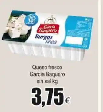 FROIZ Queso fresco Garcia baquero sin sal oferta