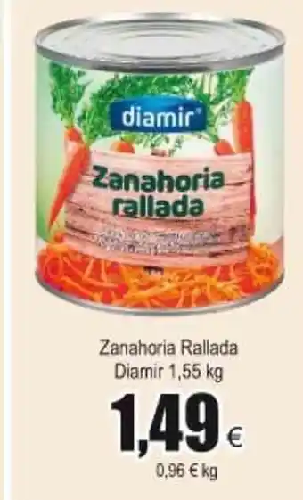 FROIZ Zanahoria Rallada diamir 1,55kg oferta