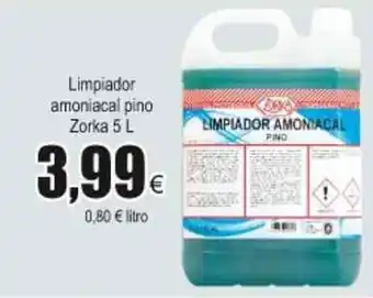 FROIZ Limpiador amoniacal pino Zorka 5L oferta