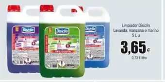 FROIZ Limpiador Disiclin Lavanda, manzana o marino 5L oferta