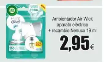 FROIZ Ambientador Air Wick aparato electrico oferta