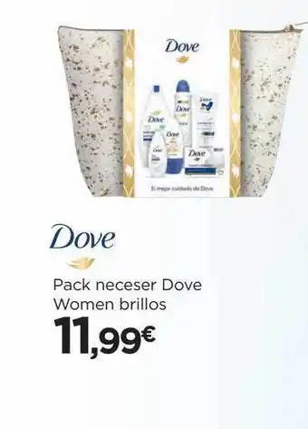 Hipercor Pack neceser dove women brillos oferta