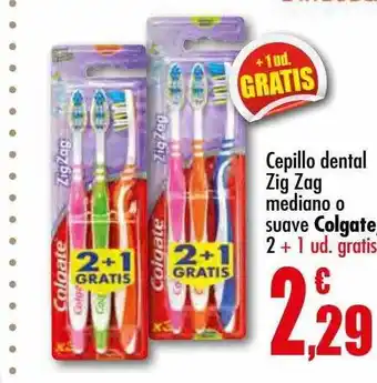 Unide Supermercados Cepillo dental zig zag mediano o suave colgate oferta
