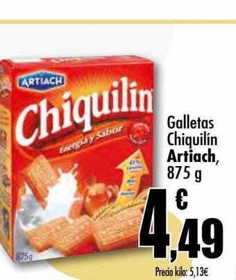 Unide Supermercados Galletas chiquilín artiach oferta