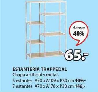 JYSK Estanteria trappedal oferta