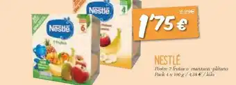 Dialprix Nestlé postre 7 frutas o manzana -plátano oferta