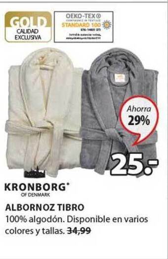 JYSK Kronborg albornoz tibro oferta