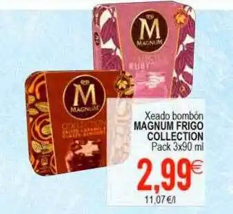 Plenus Supermercados Xeado bombón magnum frigo collection oferta