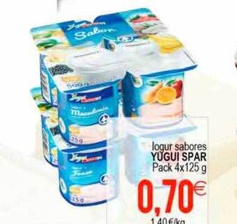 Plenus Supermercados Iogur sabores yugui spar pack 4 oferta