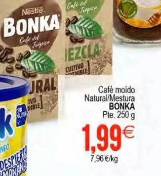 Plenus Supermercados Café moido natural-mestura bonka pte. oferta